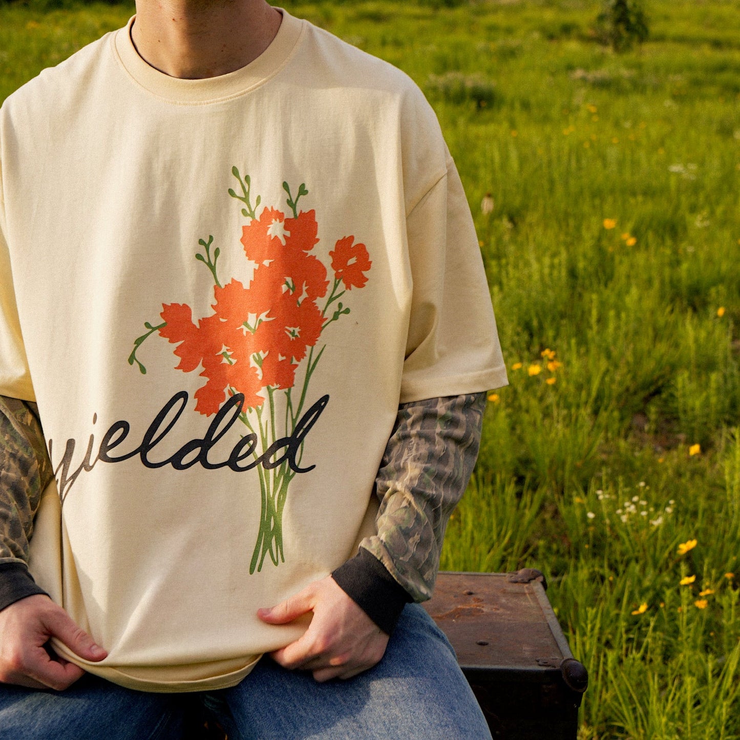 "Yielded Summer" Classic Oversized Tee