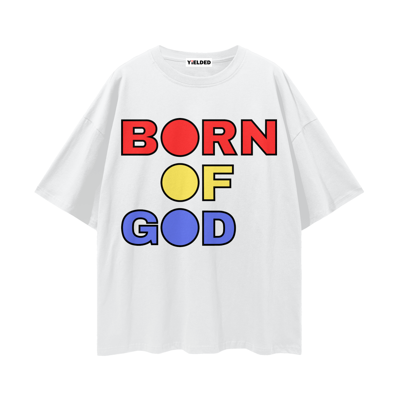 "Born of God" Classic Oversized Tee